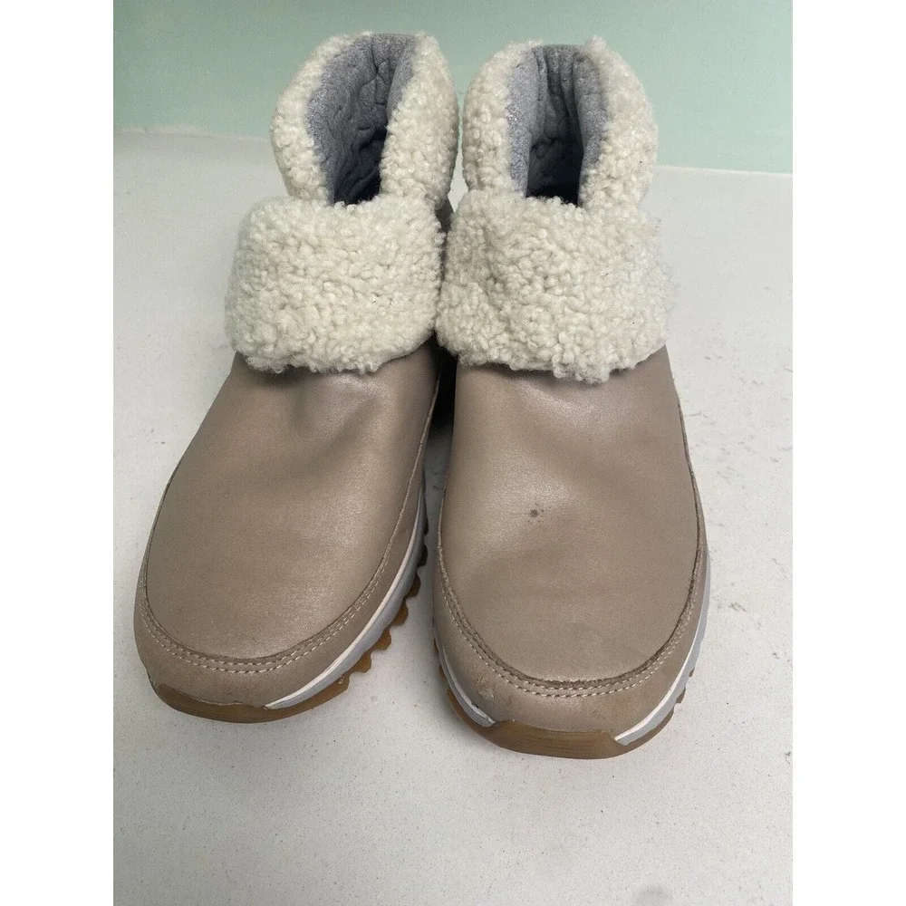 Cole Haan Womens GrandExplore Boot Size 8 Tan Waterproof All Terrain Sherpa - Picture 2 of 10